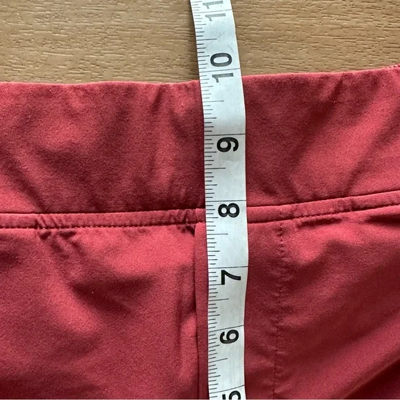 Athleta Brooklyn Ankle Pant Cinnamon Red Travel Lightweight Business Casual Pant - Picture 8 of 14